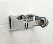Zinc Plated Toilet Roll Holder - Single