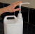 Pump on bottle Pump on bottle