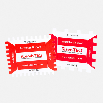 Fit card set (Tread and Riser ) for Escateq pad identification Fit card set (Tread and Riser ) for Escateq pad identification