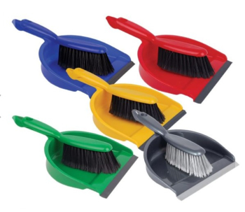 Plastic Handheld Dustpan & Brush