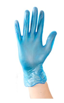Vinyl Blue Powder Free Gloves