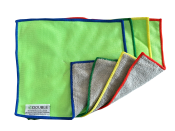 eDouble sided microfibre cloth