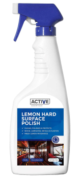 ACTIVE Hard Surface Polish Lemon 750ml Spray