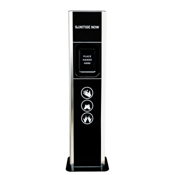 Sanitise Now Black Freestanding Automatic Gel Sanitising Unit Sanitise Now Black Freestanding Automatic Gel Sanitising Unit