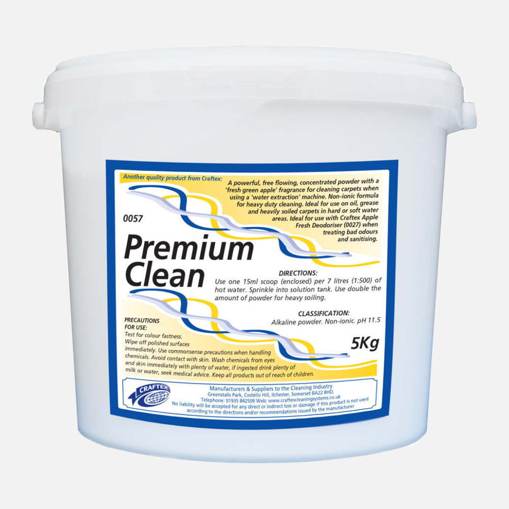 Carpet & Upholstery Cleaners Premium Clean Machine Powder 5kg - Killis
