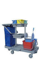 Euromop Antares Open Trolley with Shelves