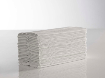 C-fold White Hand Towels
