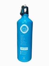 iRecognise Silver Aluminium Water Bottle iRecognise Silver Aluminium Water Bottle