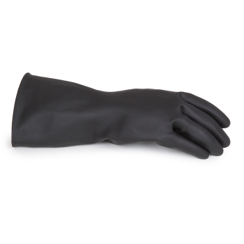 Rubber Glove Heavy Duty Black per pair