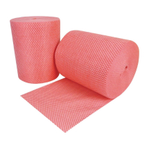 Envirolite Plus Red/White Cloth Wiping Roll (250 Sheets)