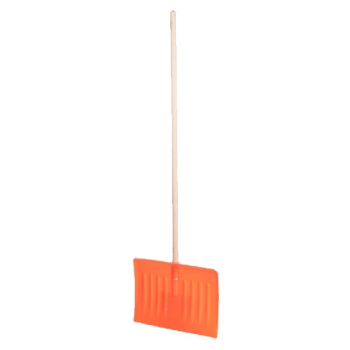 Snow Pusher with wooden handle