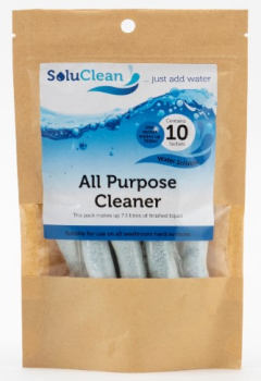 Soluclean All Purpose Cleaner 10 x Liquid Sachets *SC*