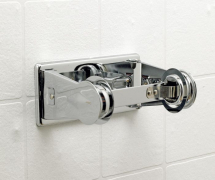 Zinc Plated Toilet Roll Holder - Single