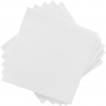 33cm White Medium Napkins